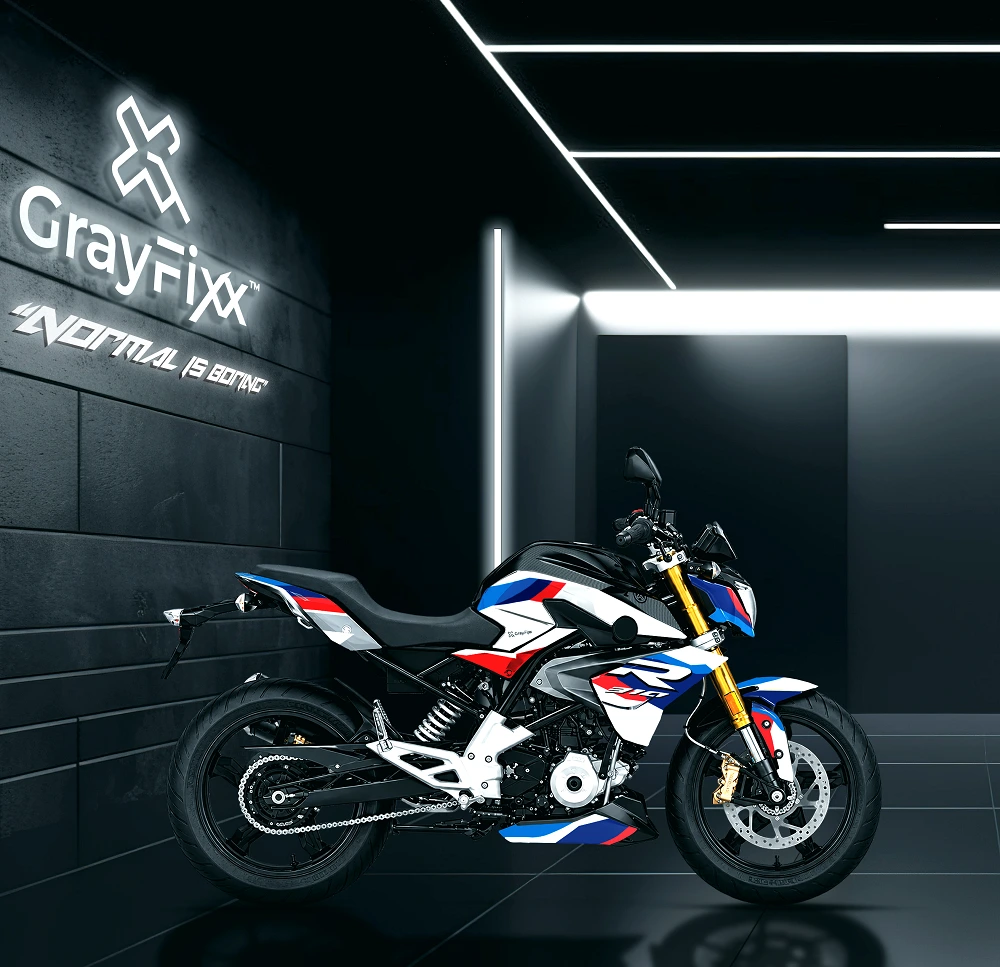 R Edition Full Body Sticker Compatible with G310R | Printed In Premium Gloss Vinyl With FPF(Fade Protection Film), Water Proof, Precut Sticker, Pack Of 1 Compatible with Both Side